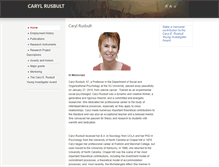 Tablet Screenshot of carylrusbult.com